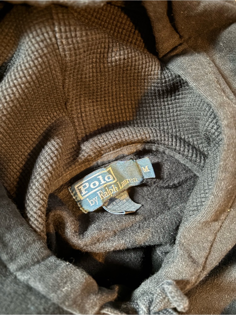 Ralph Lauren Black Hoodie with Polo Label - Picture 4 of 4
